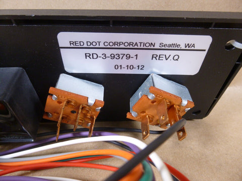 RED DOT RD - 3 - 9379 - 1 HVAC CONTROL PANEL RD - 3 - 9379 - 1P , 71R5605 , 2510 - 01 - 589 - 4111 - Royal Equipment RED DOT