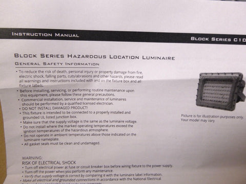 Red Sky Block Series H1 Hazardous Location High Bay LED Light 150 Watt 120 - 277V - Royal Equipment RED SKY BLOCK