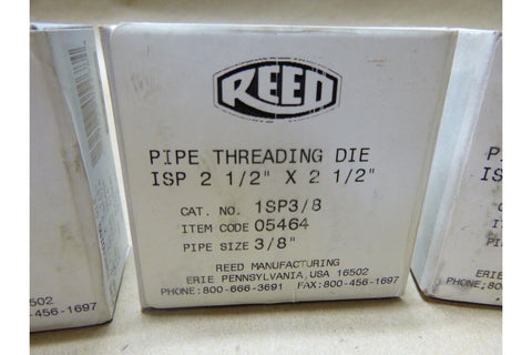 Reed SD - 82 Adjustable Guide Pipe Threader W/ 4 Square Dies 1/4, 3/8, 1/2, 3/4" - Royal Equipment ReedPipe Threaders, Taps & Dies