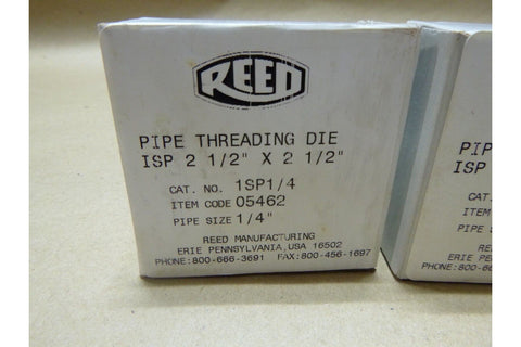 Reed SD - 82 Adjustable Guide Pipe Threader W/ 4 Square Dies 1/4, 3/8, 1/2, 3/4" - Royal Equipment ReedPipe Threaders, Taps & Dies