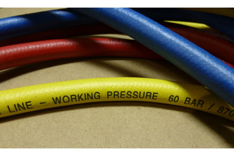 REFCO CCL - 72 CHARING LINE HOSE KIT , SET OF 3 RED BLUE YELLOW 72" , 9881275 - Royal Equipment Royal Equipment