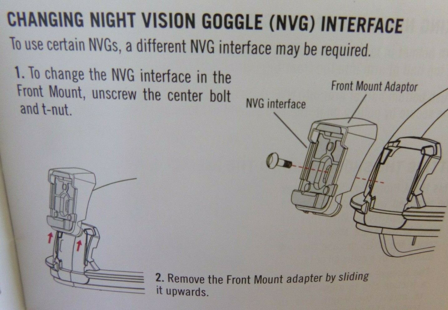 USED Revision Batlskin Viper Head Protection System NVG Interface Adapter | Industrial MRO Tools and Replacement Industrial Equipment Components