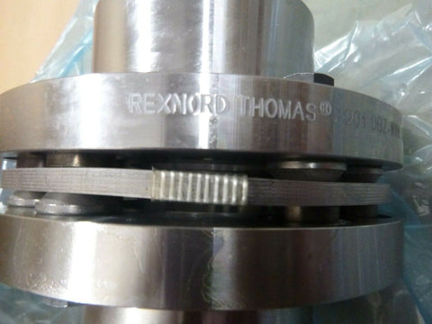 Rexnord Thomas 201DBZ Complete Flexible Coupling Assembly Bored 1 - 7/8" x 2 - 3/16" - Royal Equipment REXNORD