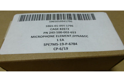ROANWELL 240-100-002-653 DYNAMIC MICROPHONE ELEMENT , 5965-01-094-1796 | Electrical MRO Replacement Parts &amp; Components and Commercial Electrical Supplies Company