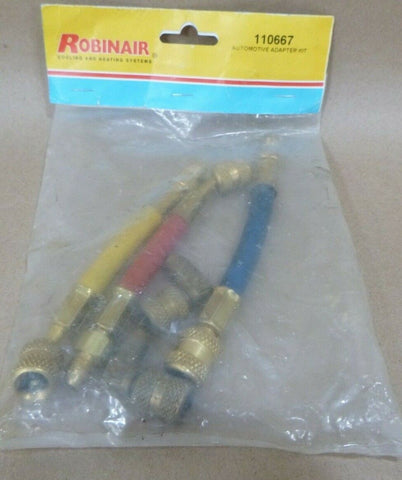 ROBINAIR 110667 AUTOMOTIVE ADAPTER KIT HVAC COOLING HEATING DISPENSING VALVE - Royal Equipment ROBINAIR