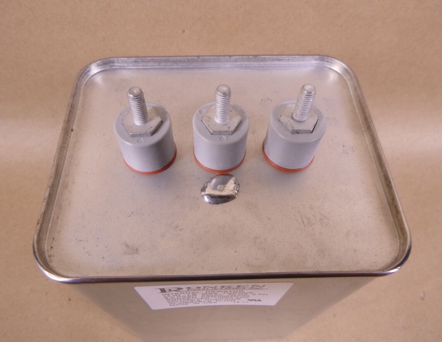 Ronken USA 3 Phase Power Factor Correction Capacitor 8.3 KVAR 240 VAC 60 HZ | Electrical MRO Replacement Parts &amp; Components and Commercial Electrical Supplies Company