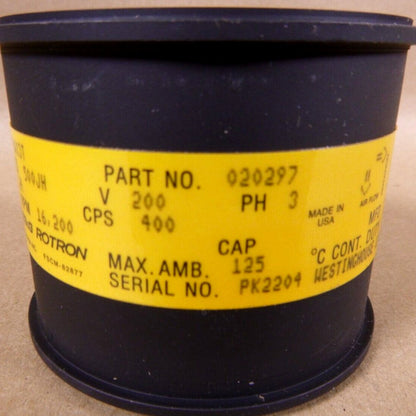 Rotron AXIMAX3T Vaneaxial Fan 16200 Rpm 400 Hz. 200 V. 3 Ph. 020297, A019645 | Industrial MRO Replacement Parts, Manufacturing Machine Parts &amp; Components, Heavy Equipment Parts Supplier