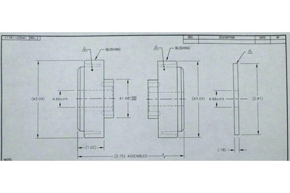 SB3-425 Internally Snubbed Neoprene Isolator 425 Lb. Load 0.66" Hole 2.75 Tall | Industrial MRO Replacement Parts, Manufacturing Machine Parts &amp; Components, Heavy Equipment Parts Supplier