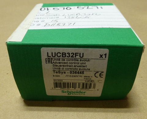 SCHNEIDER ELECTRIC TELEMECANIQUE LUCB32FU ADVANCED CONTROL UNIT TeSYS 8 - 32A - Royal Equipment SCHNEIDER