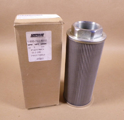 Schroeder SS - 2 - 100 Suction Strainer 7627962, 4730 - 01 - 113 - 1458, 2" NPT 150 Micron - Royal Equipment SCHROEDER