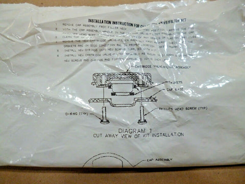 Shaw Development Abrams M1 Fuel Cap Cartridge Valve Filter Assembly 920 - 0044 - 01 - Royal Equipment SHAW DEVELOPMENT