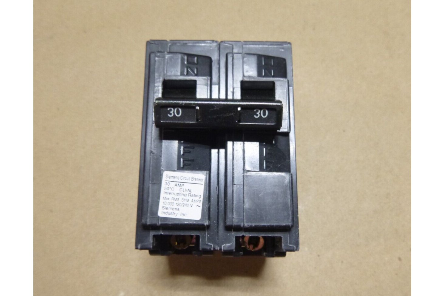 Siemens B230M - Circuit Breaker 30A 2p 120/240V 10K, 50C | Electrical MRO Replacement Parts &amp; Components and Commercial Electrical Supplies Company