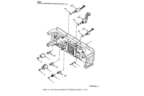 SINCGARS RT - 1523 RADIO ROTARY FUNCTIONAL SWITCH A3131812 , 5930 - 01 - 376 - 1999 - Royal Equipment Royal Equipment Radios