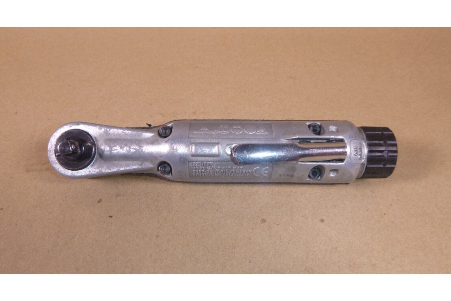 Snap-on 1/4-inch Drive Air Ratchet FAR25A (Bottom Seal Leaks) | Industrial MRO Tools and Replacement Industrial Equipment Components
