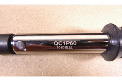 Snap On QC1P60 Preset Torque Wrench W/ QJSD8A 1/4" Drive Torque Wrench Head | Industrial MRO Tools and Replacement Industrial Equipment Components