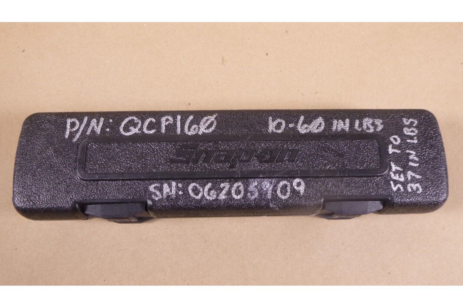 Snap On QC1P60 Preset Torque Wrench W/ QJSD8A 1/4" Drive Torque Wrench Head | Industrial MRO Tools and Replacement Industrial Equipment Components