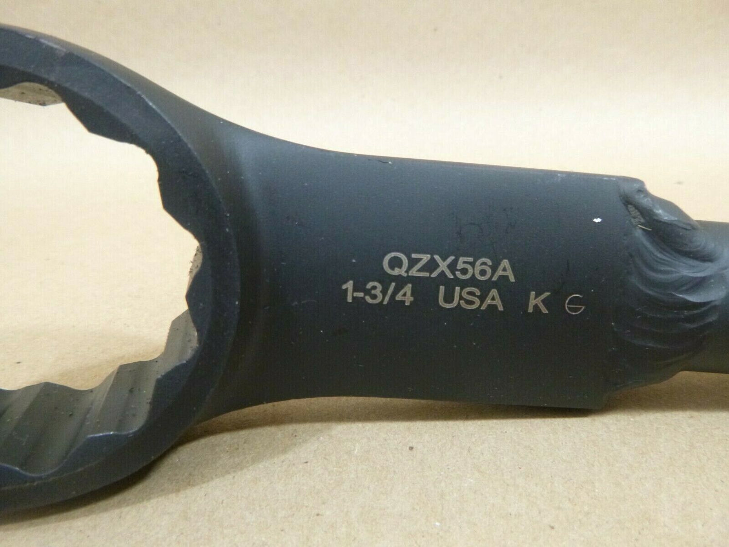 Snap On QZX56A Z-Shank Torque Wrench 1-3/4" Square Drive 12Pt Box End 15° Offset | Industrial MRO Tools and Replacement Industrial Equipment Components