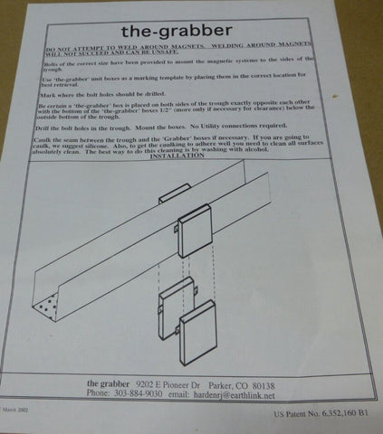 SOMAT MAGZONE MAGNETICS THE GRABBER 6925 MAGNET STAINLESS STEEL 6.75"x9.75" - Royal Equipment SOMAT