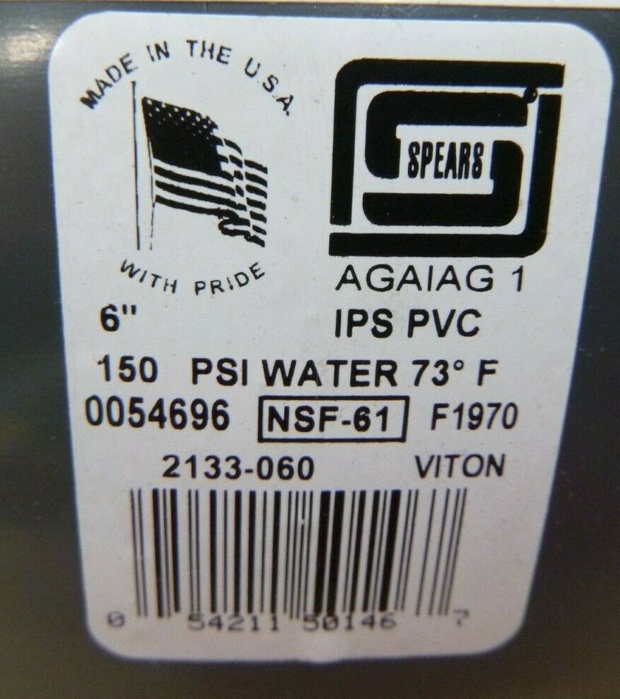 SPEARS 2133-060 COMPACT BALL VALVE - FLANGED END STYLE - PVC - 6" 6IN NOMINAL | Industrial MRO Replacement Parts, Manufacturing Machine Parts &amp; Components, Heavy Equipment Parts Supplier