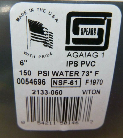 SPEARS 2133-060 COMPACT BALL VALVE - FLANGED END STYLE - PVC - 6" 6IN NOMINAL | Industrial MRO Replacement Parts, Manufacturing Machine Parts &amp; Components, Heavy Equipment Parts Supplier