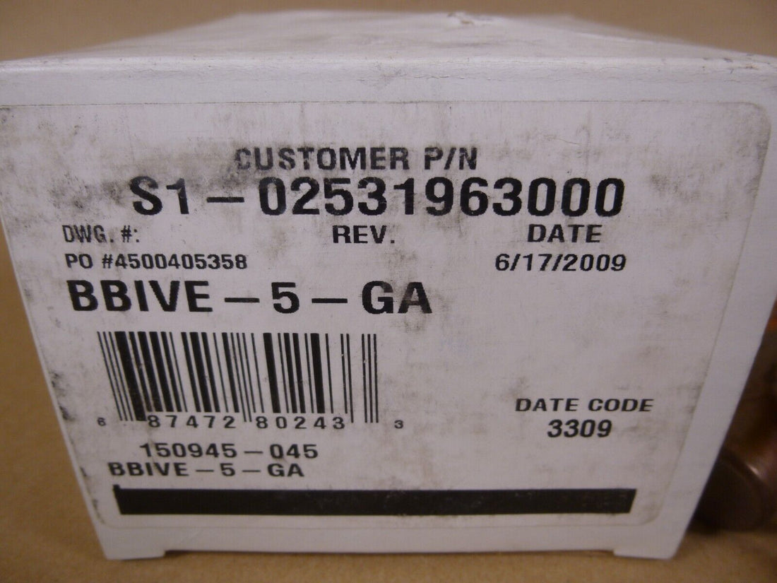 SPORLAN BBIVE-5-GA THERMOSTATIC THERMAL EXPANSION VALVE BBIVE-5 | Industrial MRO Replacement Parts, Manufacturing Machine Parts &amp; Components, Heavy Equipment Parts Supplier