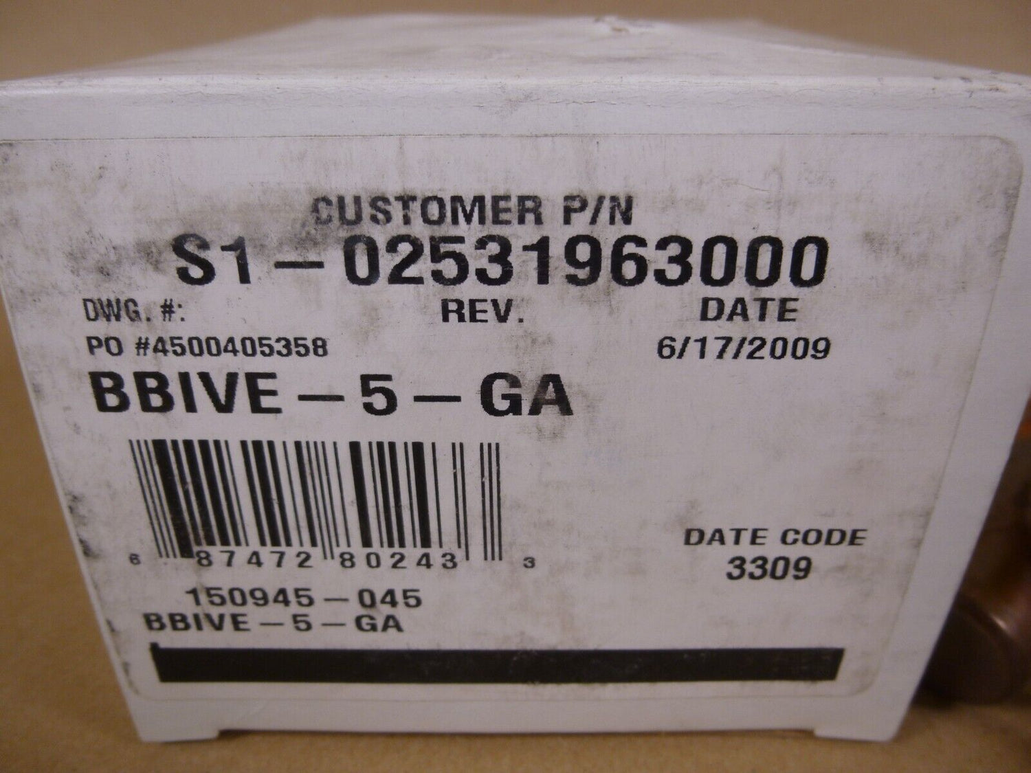SPORLAN BBIVE-5-GA THERMOSTATIC THERMAL EXPANSION VALVE BBIVE-5 | Industrial MRO Replacement Parts, Manufacturing Machine Parts &amp; Components, Heavy Equipment Parts Supplier