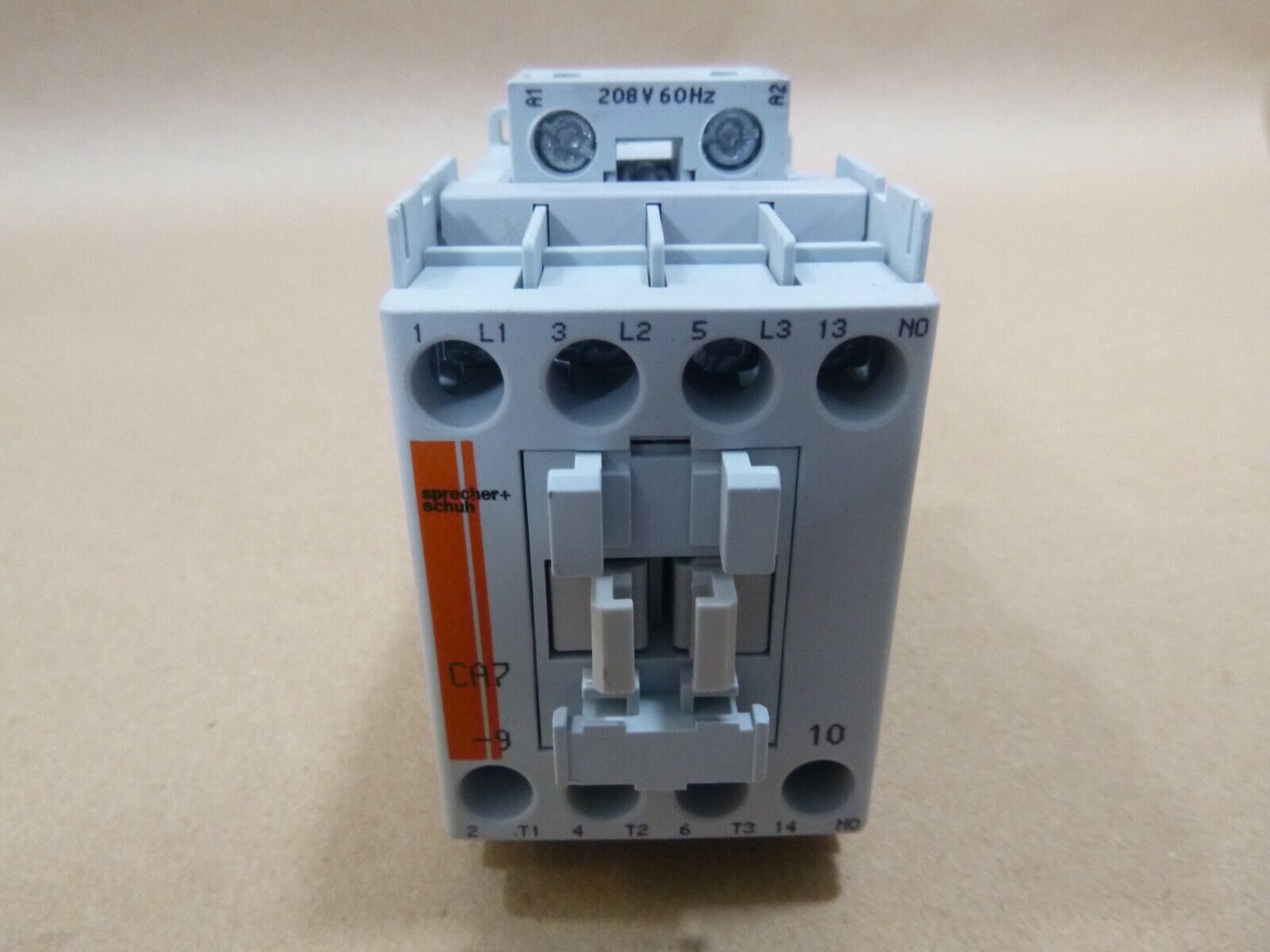 Sprecher + Schuh CA7-9-10-208 3-pole, 9 AMP contactor DIN Rail 208 Volt Coil | Electrical MRO Replacement Parts &amp; Components and Commercial Electrical Supplies Company
