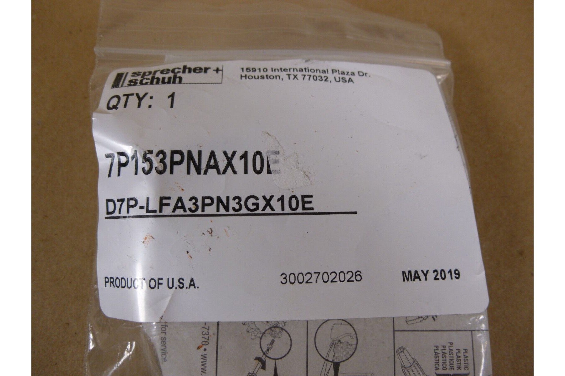 Sprecher+Schuh 7P153PNAX10E Green Push Button D7-N3G D7-X10E | Electrical MRO Replacement Parts &amp; Components and Commercial Electrical Supplies Company