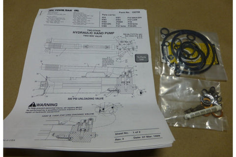 SPX POWER TEAM 300487 NITRILE REPAIR KIT FOR P157 P159 61821 61822 61823 PUMP - Royal Equipment Royal Equipment