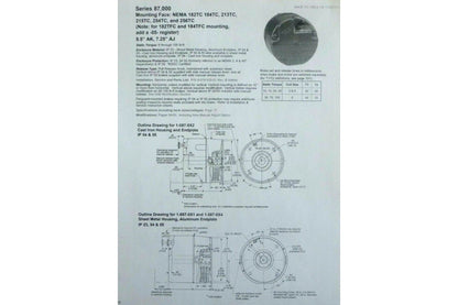 Stearns Navy Brake 108768200HBC, 87,600 Series Brake, 105 Ft. Lb., IP54 | Industrial Electric Motors, Pumps &amp; Parts