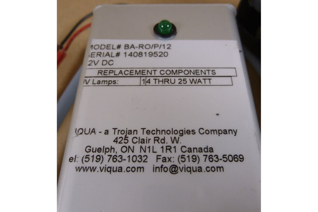 Sterlight BA-RO/P/12 12V Power Supply Ballast S1Q-P/12VDC S2Q-P/12VDC S5Q-P/12VD | Electrical MRO Replacement Parts &amp; Components and Commercial Electrical Supplies Company