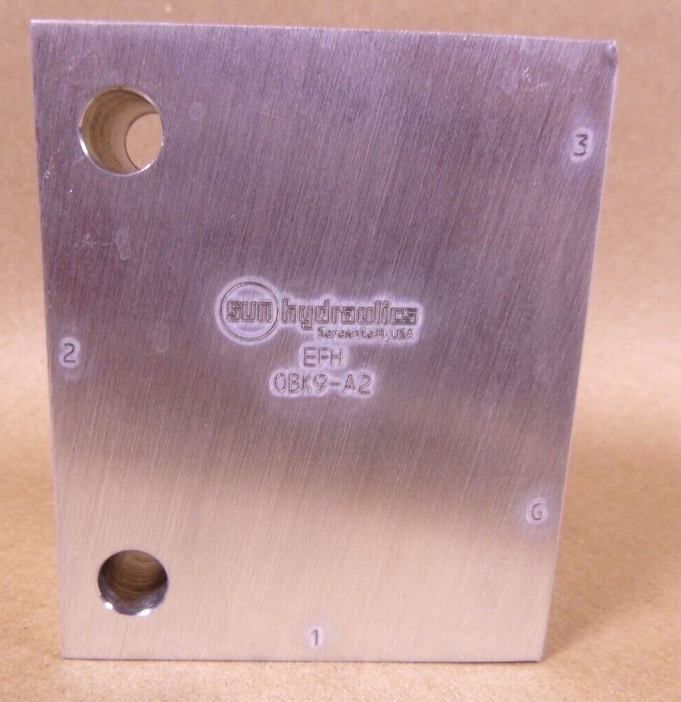 SUN Hydraulics EFH Line Mount Manifold | Industrial MRO Replacement Parts, Manufacturing Machine Parts &amp; Components, Heavy Equipment Parts Supplier