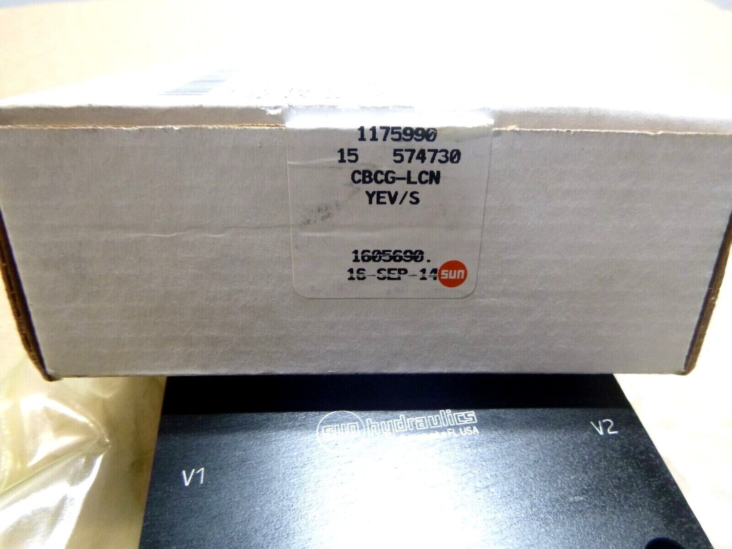 Sun Hydraulics Linear Directional Control YEV/S Manifold W/ (2) CBCG-LCN Valves | Industrial MRO Replacement Parts, Manufacturing Machine Parts &amp; Components, Heavy Equipment Parts Supplier