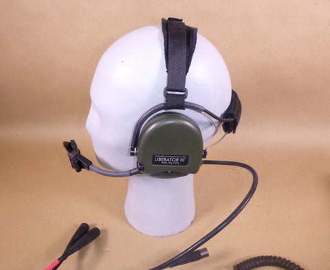 Surplus USGI New TCI Liberator III Tactical Headset System W/ PTT (Push to Talk) - Royal Equipment TACTICAL COMMAND INDUSTRIES