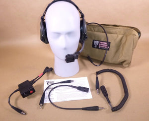 Surplus USGI New TCI Liberator III Tactical Headset System W/ PTT (Push to Talk) - Royal Equipment TACTICAL COMMAND INDUSTRIES