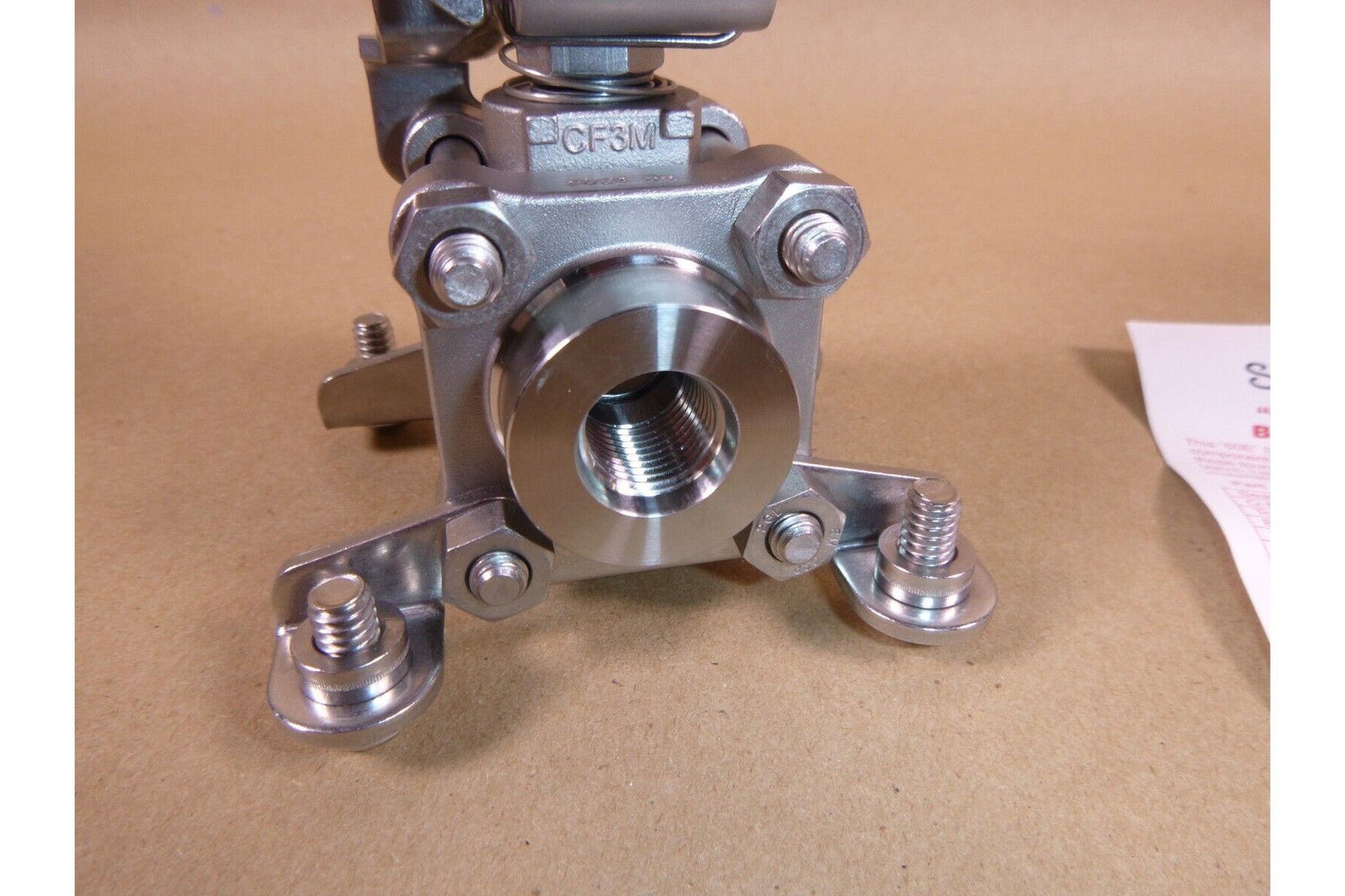 Swagelok 3-Piece 60E Series Ball Valve, 3/8" FNPT, Oval Handle SS-63EMS6-LLK-MB | Industrial MRO Replacement Parts, Manufacturing Machine Parts &amp; Components, Heavy Equipment Parts Supplier