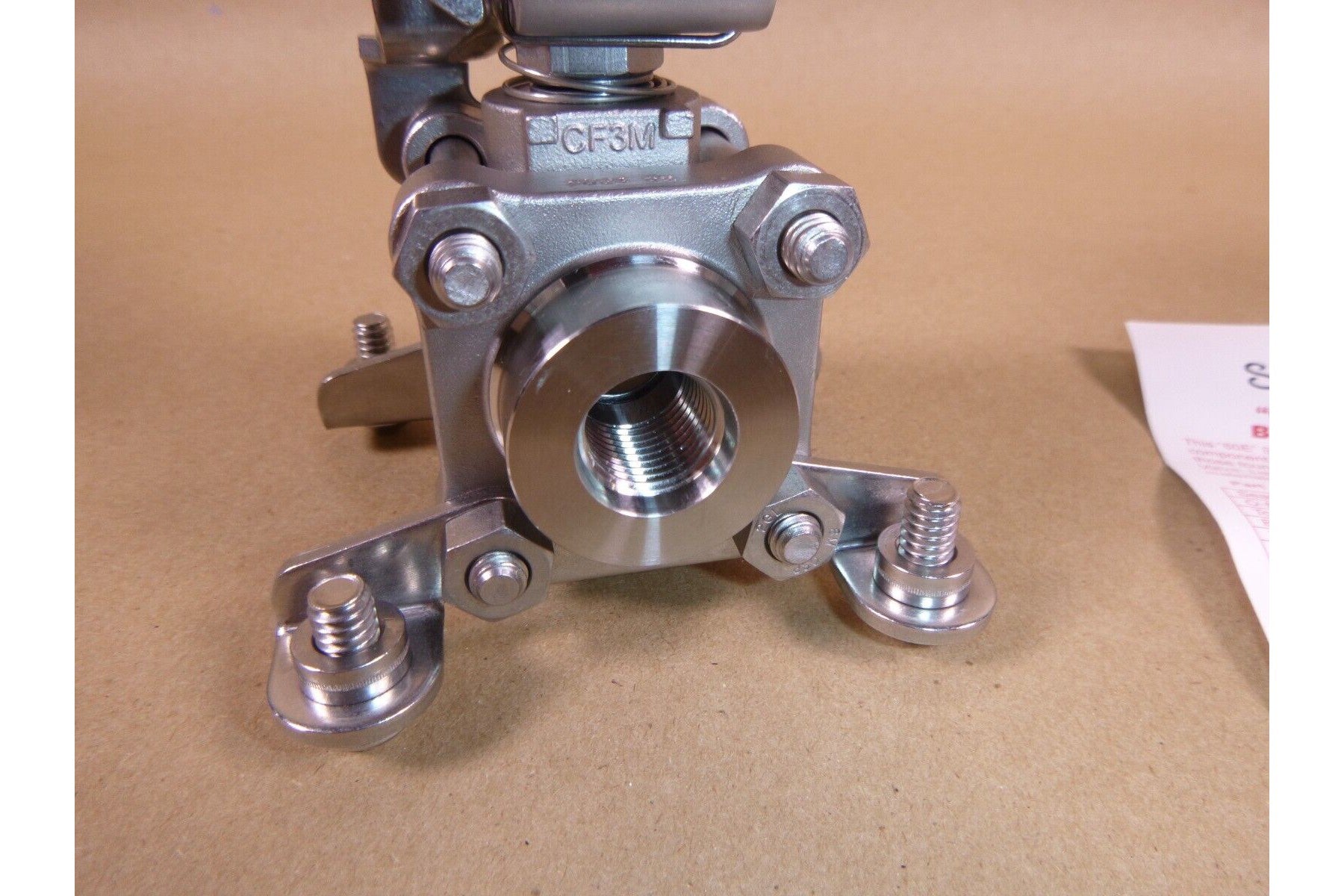 Swagelok 3-Piece 60E Series Ball Valve, 3/8" FNPT, Oval Handle SS-63EMS6-LLK-MB | Industrial MRO Replacement Parts, Manufacturing Machine Parts &amp; Components, Heavy Equipment Parts Supplier