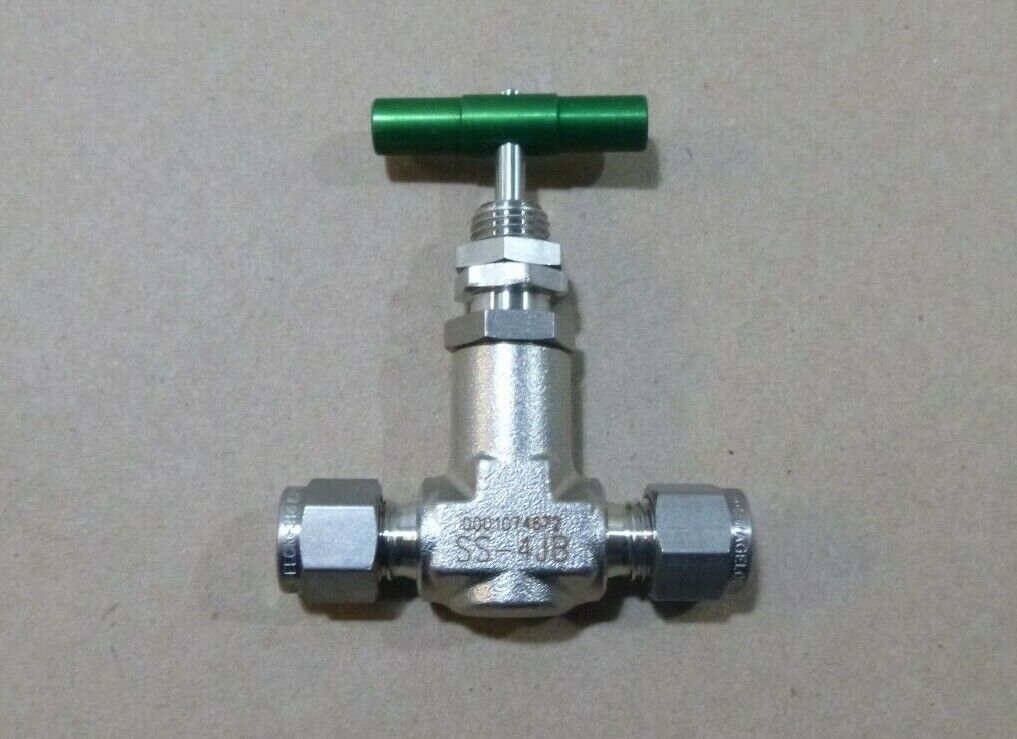 Swagelok SS-4JB Stainless Steel Screwed-Bonnet Needle Valve, 1/4" Tube Fitting | Industrial MRO Replacement Parts, Manufacturing Machine Parts &amp; Components, Heavy Equipment Parts Supplier