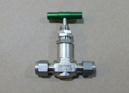 Swagelok SS-4JB Stainless Steel Screwed-Bonnet Needle Valve, 1/4" Tube Fitting | Industrial MRO Replacement Parts, Manufacturing Machine Parts &amp; Components, Heavy Equipment Parts Supplier