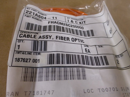 Systran FHACM2SC2000-00 Fiber Optic Cable FHACM2S2000-0 , 6020-01-464-6288 | Industrial MRO Replacement Parts, Manufacturing Machine Parts &amp; Components, Heavy Equipment Parts Supplier