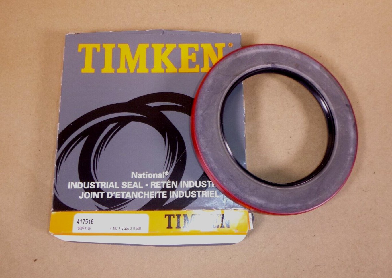 Timken National Oil Seal 417516, 4.187" Shaft Dia., 6.250" OD, 1/2" Tall | Industrial MRO Replacement Parts, Manufacturing Machine Parts &amp; Components, Heavy Equipment Parts Supplier