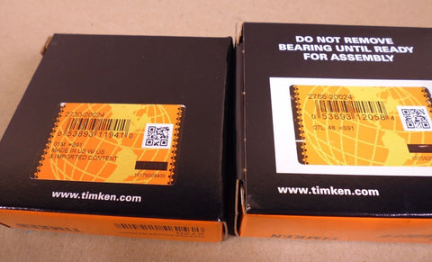 Timken USA 2788 / 2720 Tapered Roller Bearing Cone & Cup Set 1.5" Bore 3" O.D.. - Royal Equipment TIMKEN