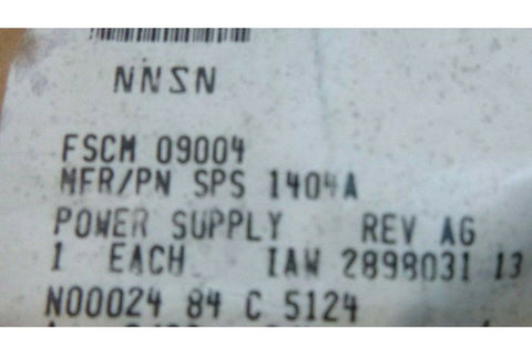 TRANSISTOR DEVICES SPS - 1404A POWER SUPPLY 400HZ 5VDC / 115VAC , 6130 - 01 - 274 - 0642 - Royal Equipment TRANSISTOR DEVICESElectrical & Lighting