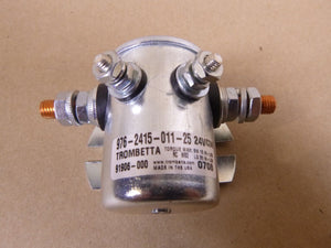 Trombetta 976 - 2415 - 011 - 25 Continuous Duty Contactor Solenoid 24 Volt, 4 Terminal - Royal Equipment TROMBETTA