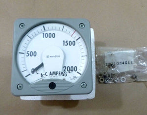 U.S. Navy Nimitz Class Ka - 241, 291B466A31 Westinghouse 2000 Amp AC Panel Meter - Royal Equipment WESTINGHOUSE