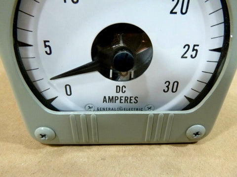 U.S. Navy Tarawa Class General Electric Panel Mount DC Amp Meter MR49W030DCAAH - Royal Equipment General Electric