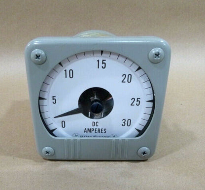 U.S. Navy Tarawa Class General Electric Panel Mount DC Amp Meter MR49W030DCAAH | Electrical MRO Replacement Parts &amp; Components and Commercial Electrical Supplies Company