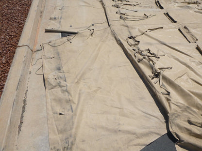 USED LMTV MTV M1078 M1081 M1082 Tan Cargo Cover 12420281-015 , 2540-01-460-2337 | Genuine FMTV Replacement Parts, LMTV Parts For Sale and Military Surplus Medium Tactical Vehicle Parts &amp; Components
