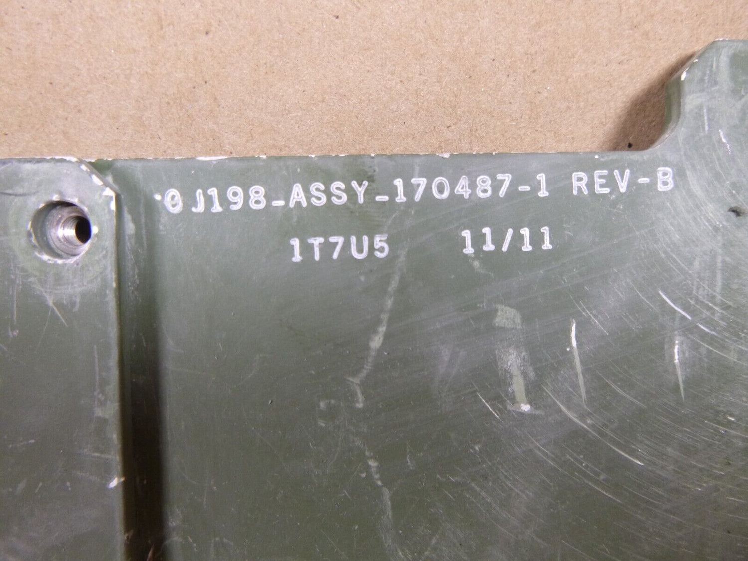 Used USGI M998 Humvee KVA-72 Device Mounting Bracket 170487-1, 5340-01-593-9119 | Genuine HMMWV Replacement Parts and Military Surplus Humvee Parts &amp; Accessories