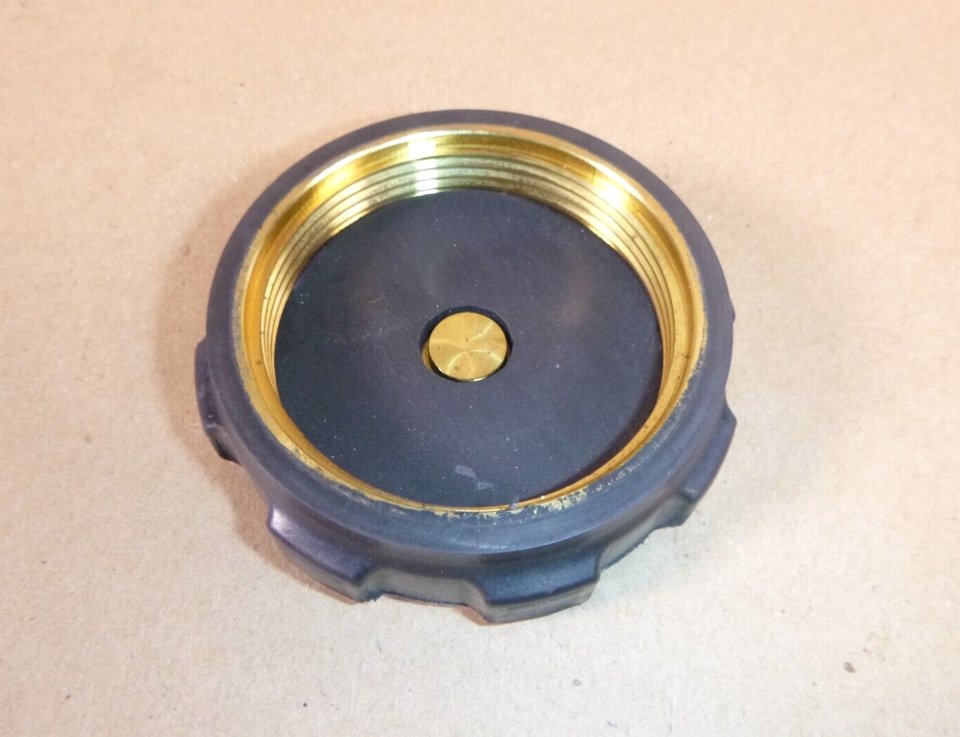 USGI 2.5" Thread Dia. Brass Military Filler Cap 10882098, 2930-01-090-4932 | Replacement Truck Parts, Trailer Accessories, Automobile Supplies, Car Parts &amp; Accessories